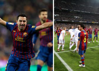 Xavi y una historia de luces y sombras en el Bernabéu