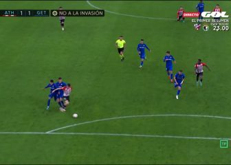 Roja a Cuenca en una acción en la que se pidió penalti, falta previa y fuera de juego