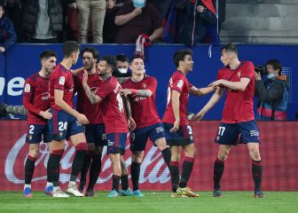 Osasuna asegura la permanencia y llena de pena al Levante