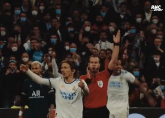 Sale una nueva toma del pitido final del Madrid-PSG: madridistas, admiren lo de Modric