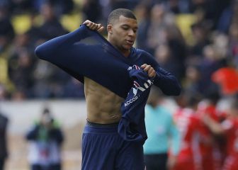 Feo gesto de Mbappé