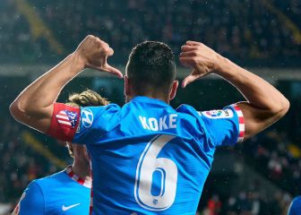 Koke responde en el campo