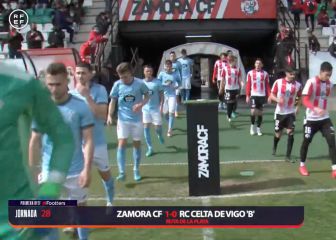 Baselga decide para el Zamora ante el Celta B