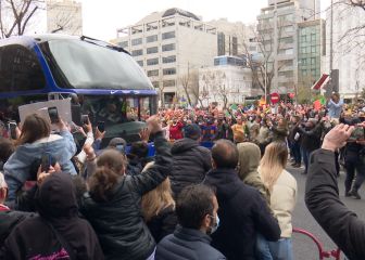 Máxima expectación con la llegada del Barça a Madrid