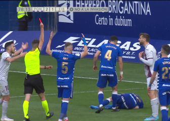 ¡Insólito! Vea la primera roja a Fernando Llorente en casi 650 partidos de profesional