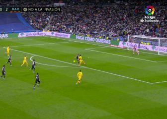 Fue un baile y este gol, la guinda: el 0-3 del Barça paseándose en el Bernabéu