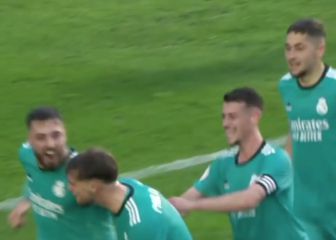 Y entre toda la tormenta llega Miguel Gutiérrez y hace esta maravilla con el Castilla