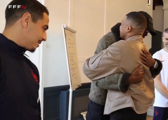 El momento exacto en el que Mbappé le suelta la bomba a Pogba: 