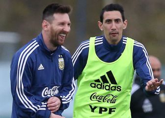 Messi, Paredes y Di María se suman a los entrenamientos de Argentina