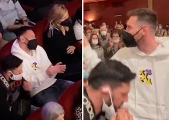 Messi va al teatro en Argentina y todos reaccionan así: espectacular el público