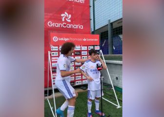 De tal palo tal astilla: un compañero está en plena entrevista y el hijo de Marcelo hace esto