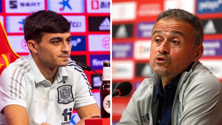 La rueda de prensa de Pedri y Luis Enrique, en directo