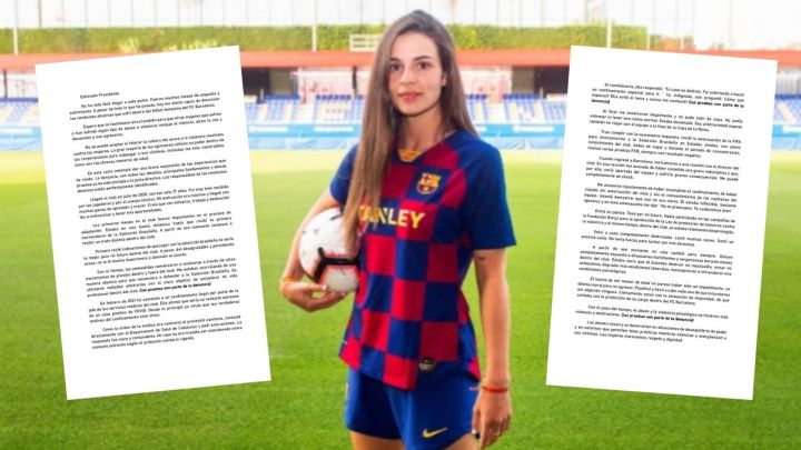 Gio Queiroz denuncia "conductas abusivas" en el Barcelona