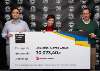 Alavés y Baskonia donan 30.000 euros para ayudar a los refugiados de Ucrania