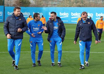 Xavi recupera una 'manita' de internacionales