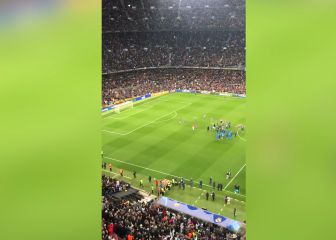 Es historia del fútbol y aquí la prueba: pelos de punta con lo que pasó al acabar el Clásico