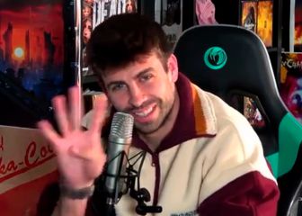 La polémica respuesta de Piqué con 'manita' a la afición del Madrid al final por el 0-4