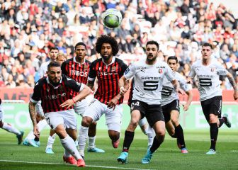 El Rennes evita la derrota en Niza y asalta el segundo puesto