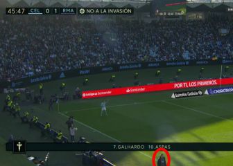 Bale y Mariano salieron tarde y tuvieron que rodear Balaídos