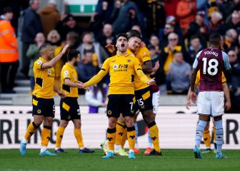 El Wolves logra un importante triunfo en casa ante el Aston Villa