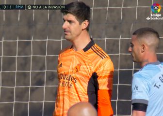 Gana Ligas y cada vez es más evidente: Aspas no se creía lo que le sacó Courtois