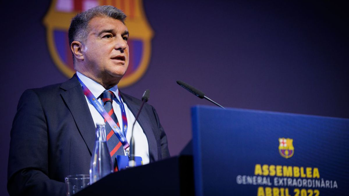 Laporta avoids giving the figures of the agreement with Spotify