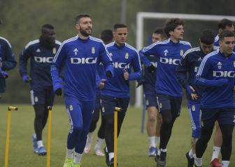 David Costas, el jefe de la defensa del Oviedo