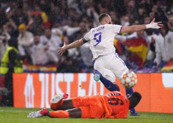 Un Benzema letal golpea tres veces al campeón