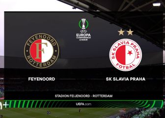Feyenoord y Slavia se jugarán el pase en Praga