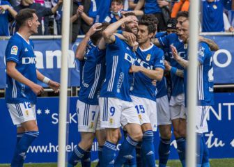 Un destello de Borja Bastón devuelve al Oviedo al Play Off