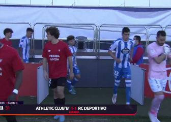 Resumen y goles del Athletic B vs. Deportivo de la Coruña de la Primera RFEF