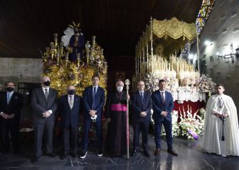 El Sevilla rinde su visita a la hermandad de San Pablo