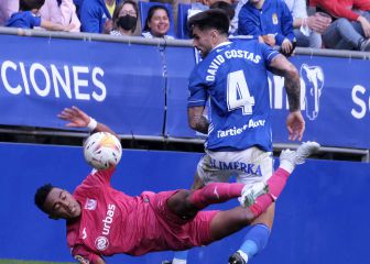 A El Molinón, sin el jefe de la defensa del Oviedo