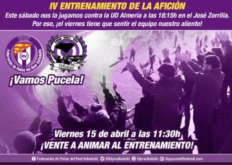 Los aficionados del Pucela recogen el testigo y se vuelcan