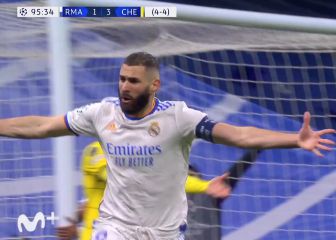 Esto es el Real Madrid en Europa: el gol de Benzema para poner al Bernabéu en trance