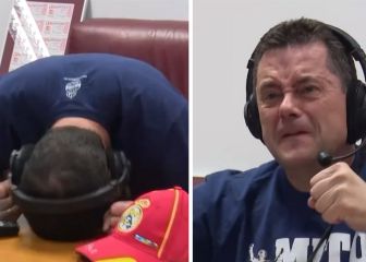 De infarto es poco lo de Roncero: de cabezazos contra la mesa a lágrimas desconsoladas