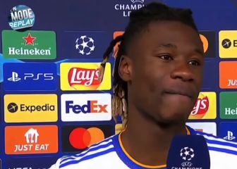 Tiene 19 años, lleva aquí meses y se lo sabe mejor que nadie: Camavinga, cuando le preguntan si lo de ayer fue un milagro