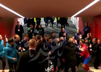 Así fue la pelea en el túnel de vestuarios
