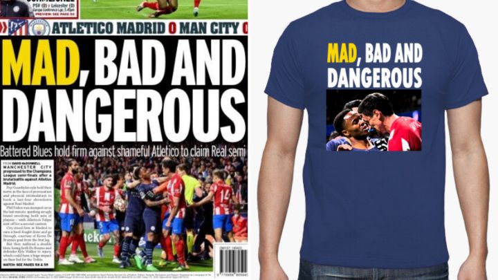 La afición del Atleti tira de ironía: ¡ya se venden camisetas con el 'Mad,  bad and dangerous'! - AS.com