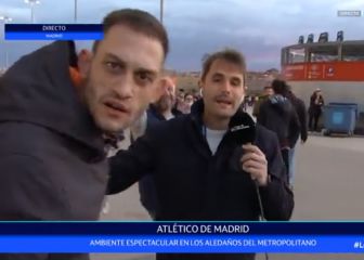 Un momento muy desagradable: un hombre completamente ebrio boicotea un directo de Movistar