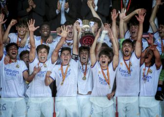 Así celebró el juvenil del Real Madrid la Copa del Rey