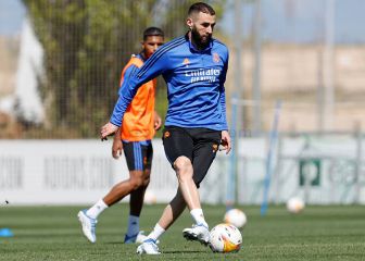 Tobias entrena con los mayores