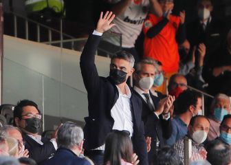 El Piojo López se reencuentra con Mestalla