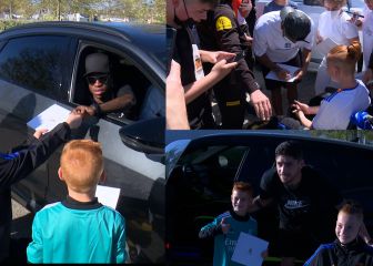 Vinicius, Valverde, Rodrygo... El precioso detalle de los jugadores con un joven aficionado