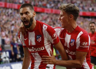 La victoria del Atlético de Madrid ante el Espanyol en imágenes