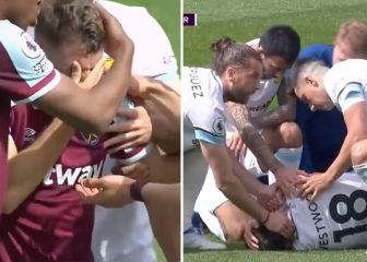 Ashley Westwood se lesiona de gravedad en su pie derecho en una jugada con Nikola Vlasic