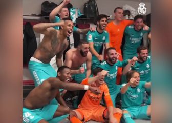 Locura en el vestuario tras ganar y un detalle de Alaba que va a enamorar al madridismo