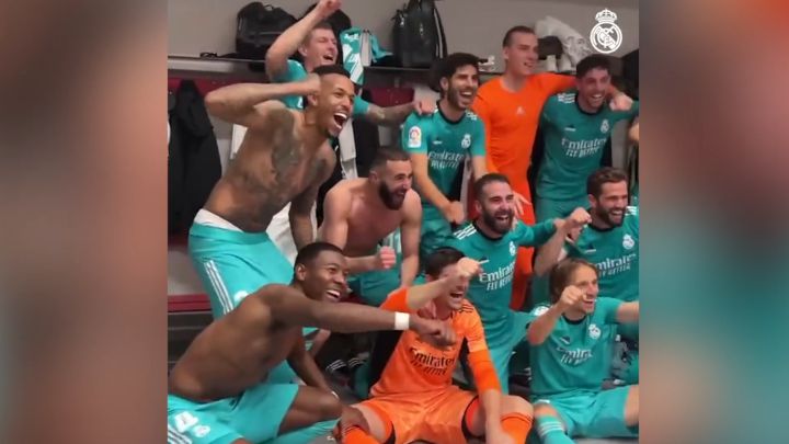 Locura en el vestuario tras ganar y un detalle de Alaba que va a enamorar al madridismo