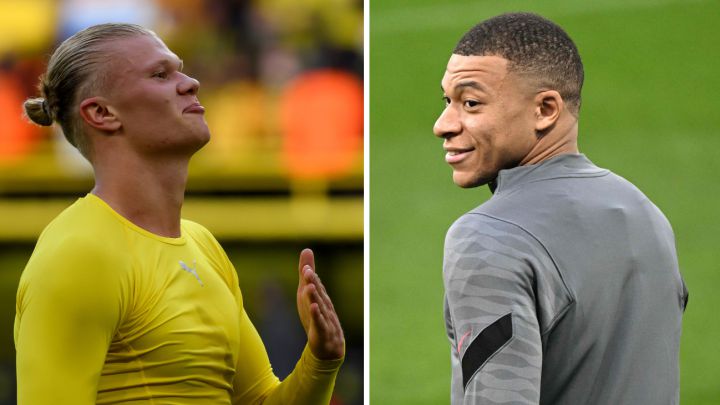 Haaland y Mbappé resisten