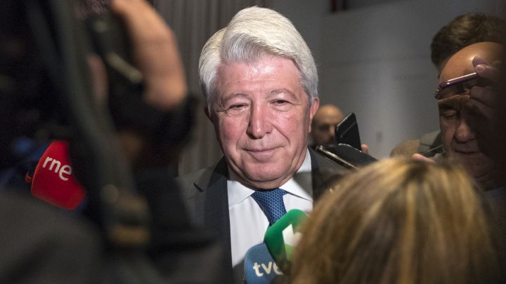 Enrique Cerezo, presidente del Atlético de Madrid